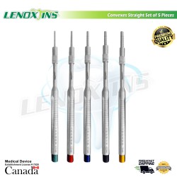 Convexes Straight  Set of 5 Pieces