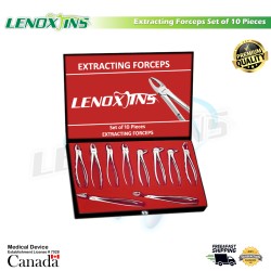 Extracting Forceps Set of 10 Pieces 
