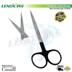 Iris Scissors 11.5cm Straight Super Cut Saw edge