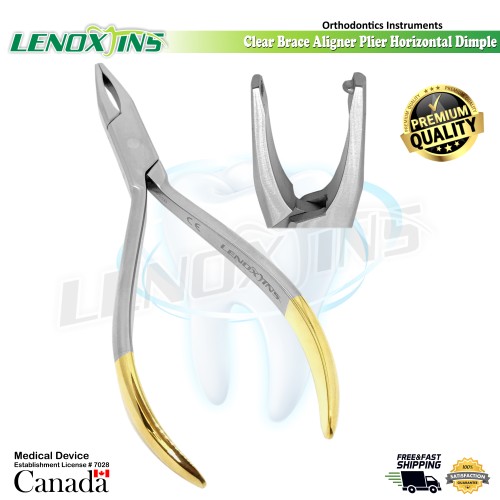 Horizontal Dimple - Orthodontic Retainer Invisible Clear Aligner Pliers,