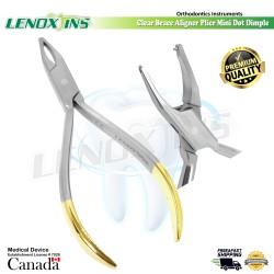 Mini Dot Dimple -  Orthodontic Retainer Invisible Brace Clear Aligner Pliers, 
