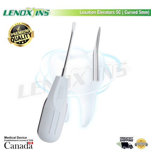 Dental Luxating Elevator  5C (Curved 5mm)