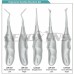 Dental Apical Elevators Set Of 5, Ergonomic Hollow Handle