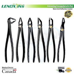 Deep Gripping Extracting Forceps Set of 6