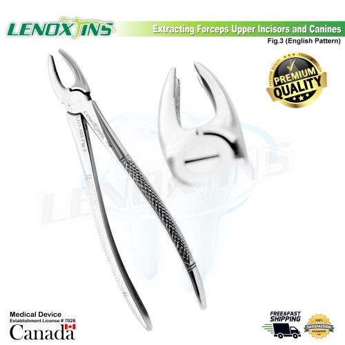 Extracting Forceps Fig.3 Upper Incisors and Canines