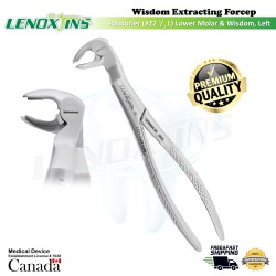 Extracting Forceps Routurier (# 22 1/2 L) Lower Molars and wisdoms, left 