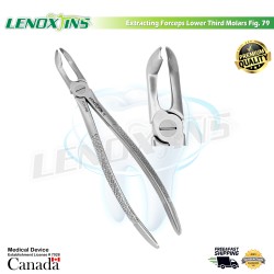 Extracting Forceps Lower Third Molars Fig. 79