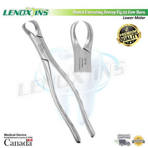 Extracting Forceps Lower Molar Fig. 23 Cow Horn