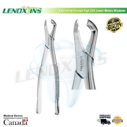 Extracting Forceps Fig# 222 Lower Molars Wisdoms