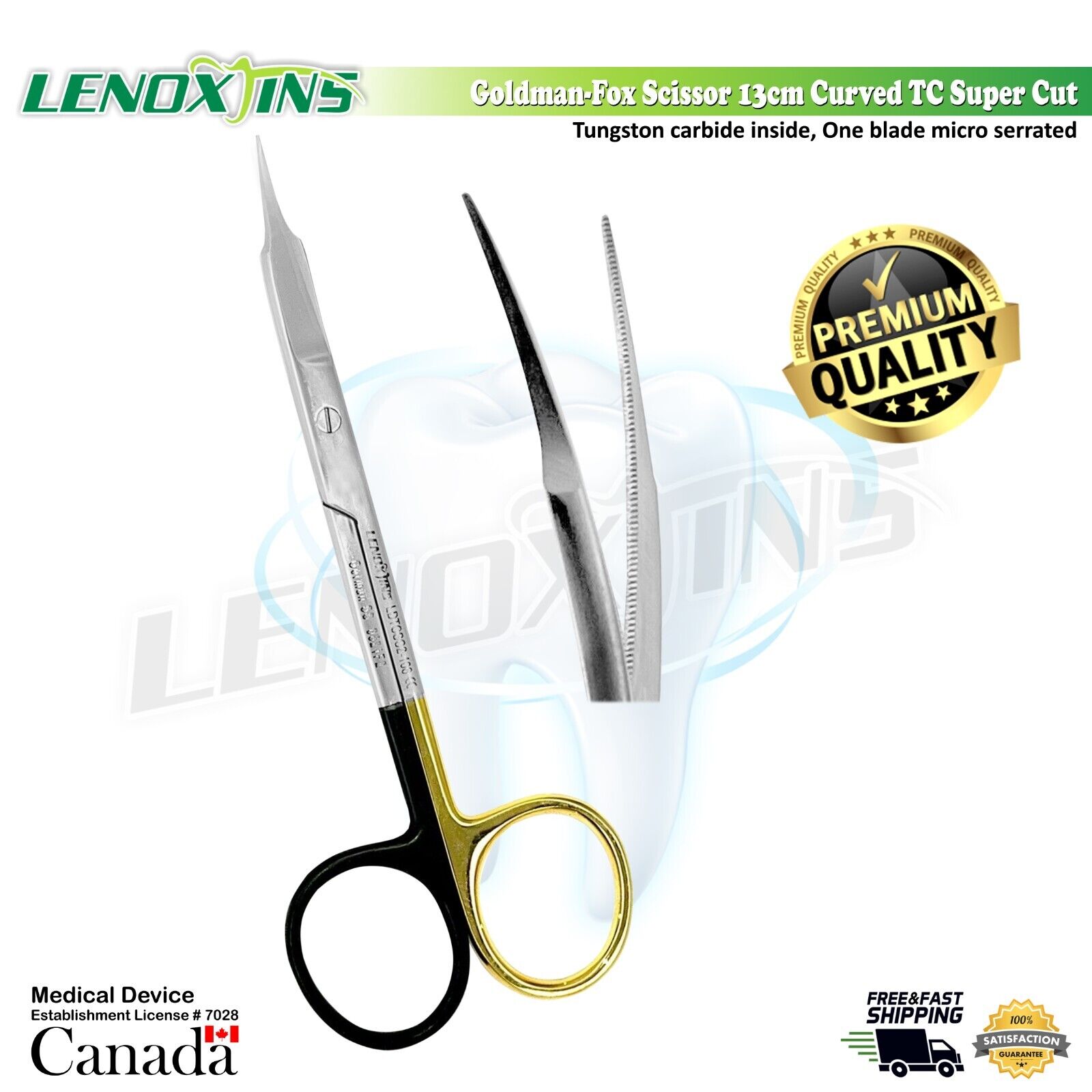 Trimming Scissors CURVED 4-1/2 (Each) - Young Specialties